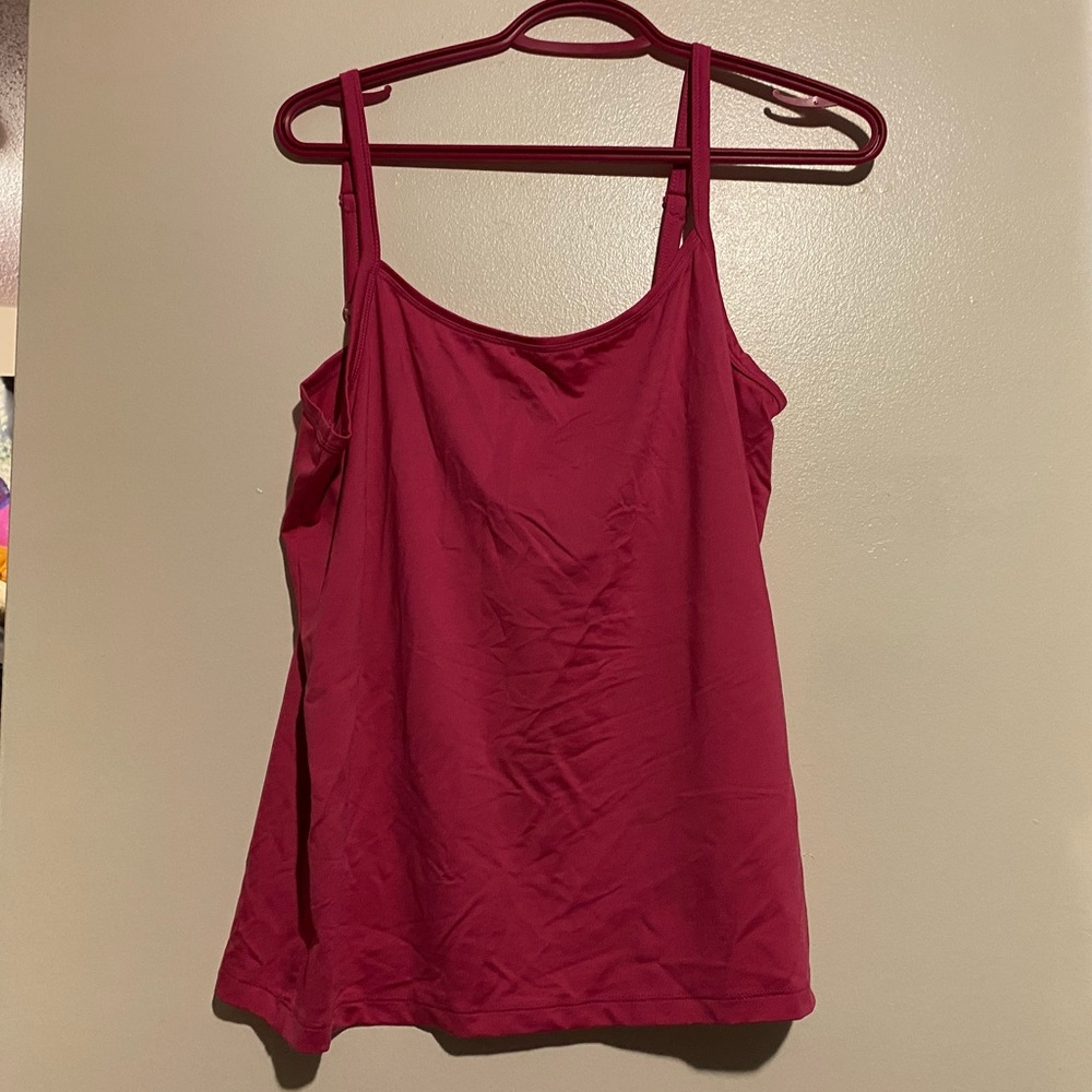 BNWT ADDITION ELLE SATIN PINK TANK TOP